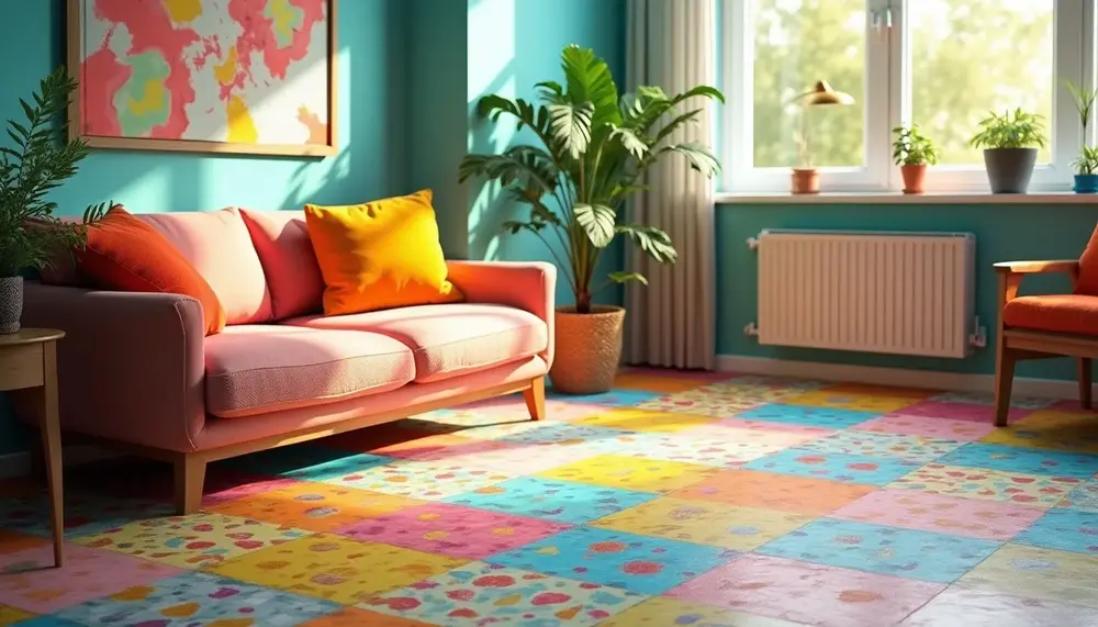 Bunter PVC Boden: Farbexplosion für Ihr Zuhause