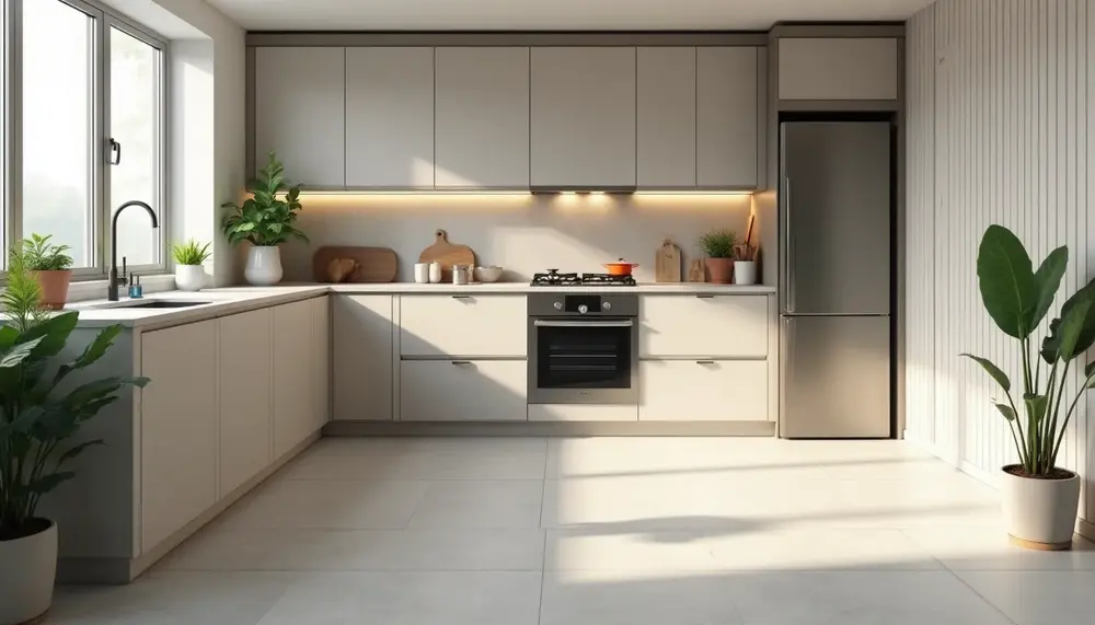 kuechenboden-linoleum-vorteile-und-designs-fuer-moderne-kuechen