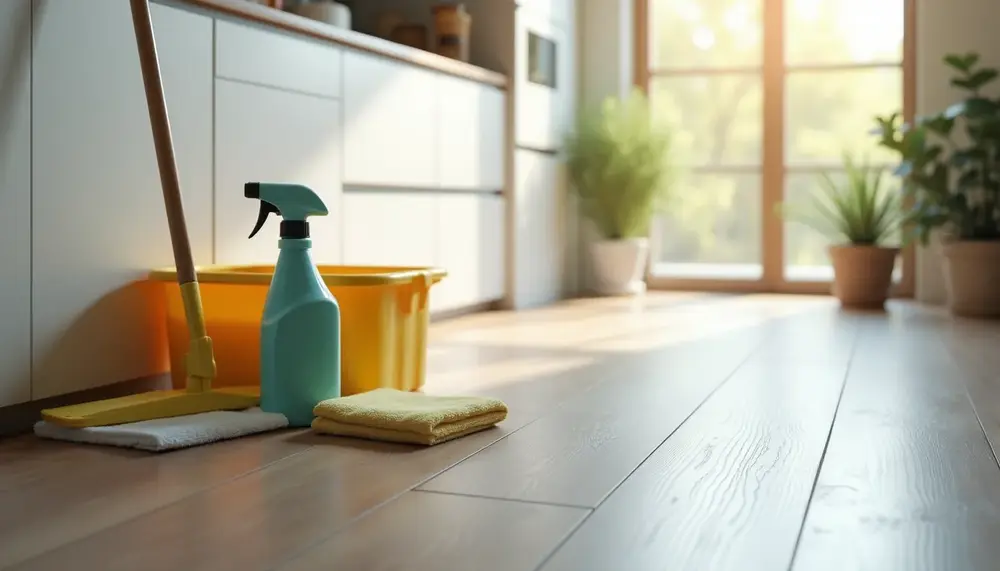 Küchenboden Platten reinigen – die besten Methoden im Überblick