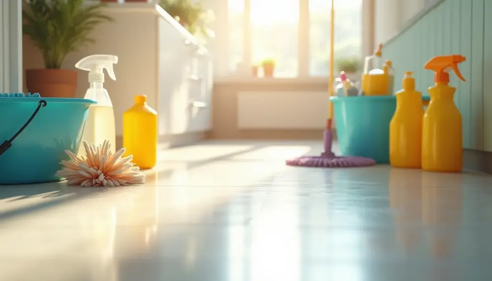 Küchenboden putzen: Die besten Methoden für strahlende Sauberkeit