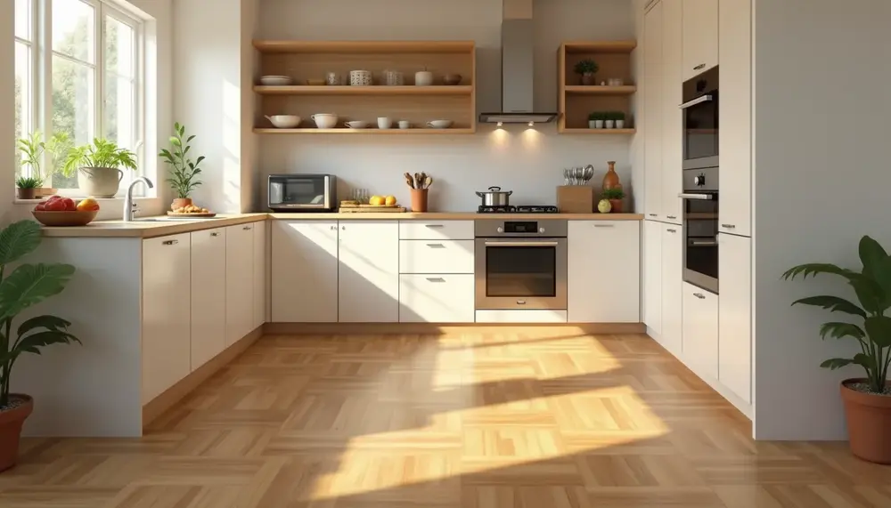 Parkett in der Küche schützen: Die besten Tipps zur richtigen Pflege